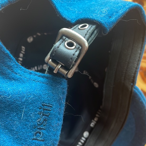 PISTIL teal adjustable wool/poly blend cap hat - Picture 3 of 4